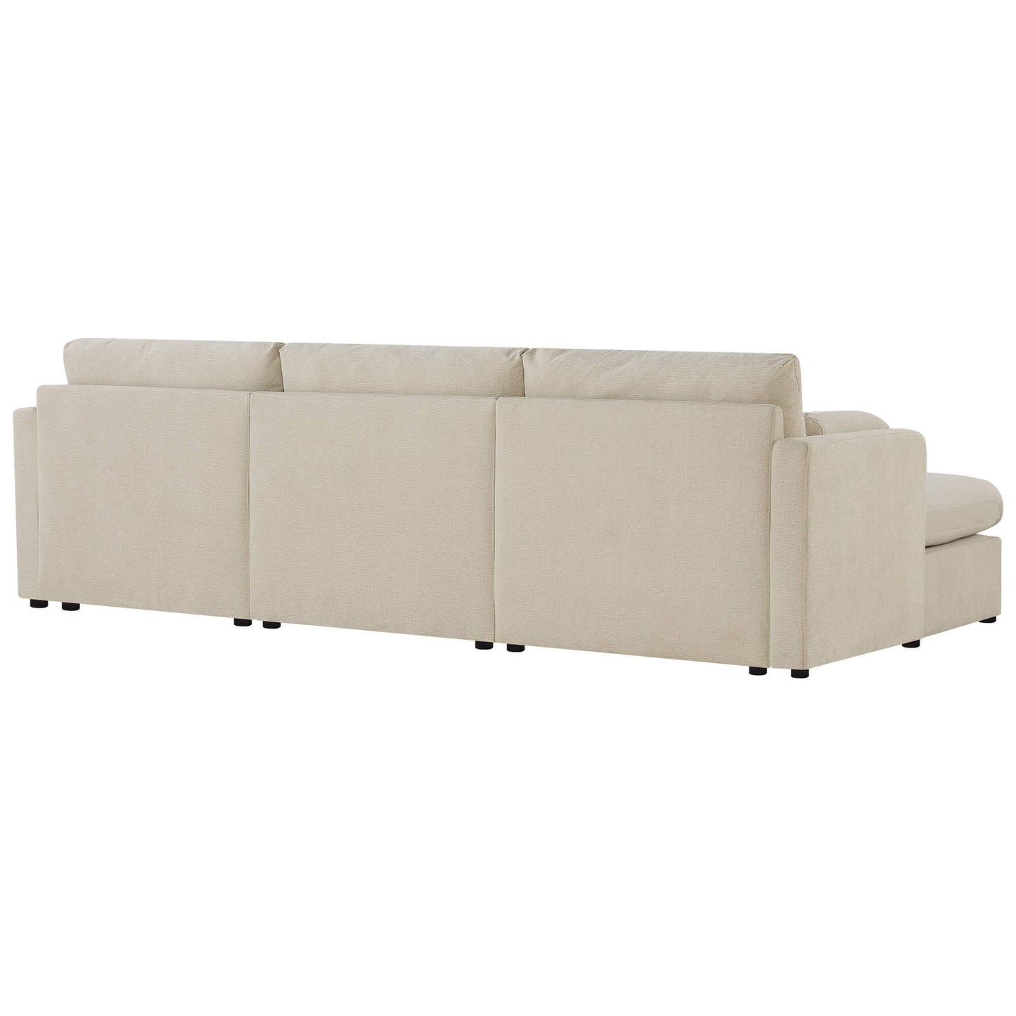 Modular Sofa in Cozy Chenille with 4 Seats