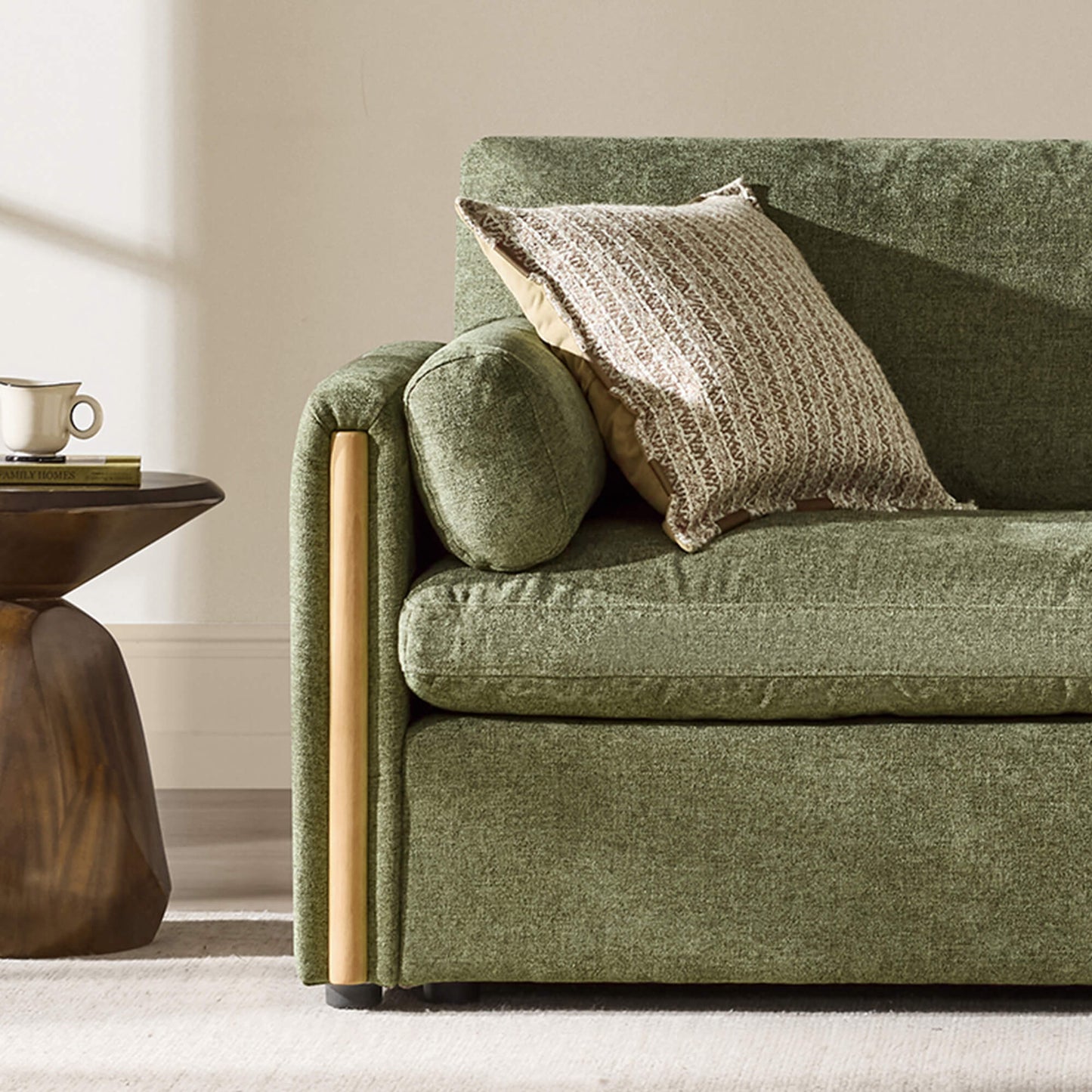Modular Sofa in Cozy Chenille with 4 Seats