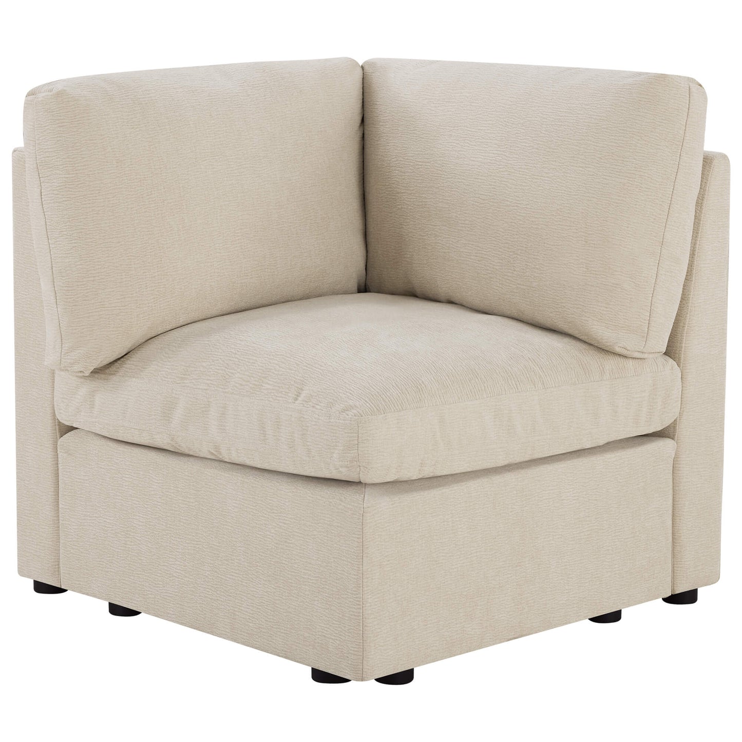 Modular Sofa in Cozy Chenille with 5-Seater Design