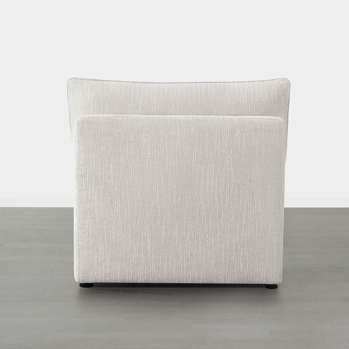 Modular Sofa in Feather Fabric with 4-Piece Design
