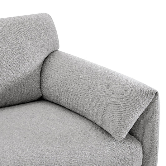 Modular Sofa in Performance Boucle with 3-Piece Design