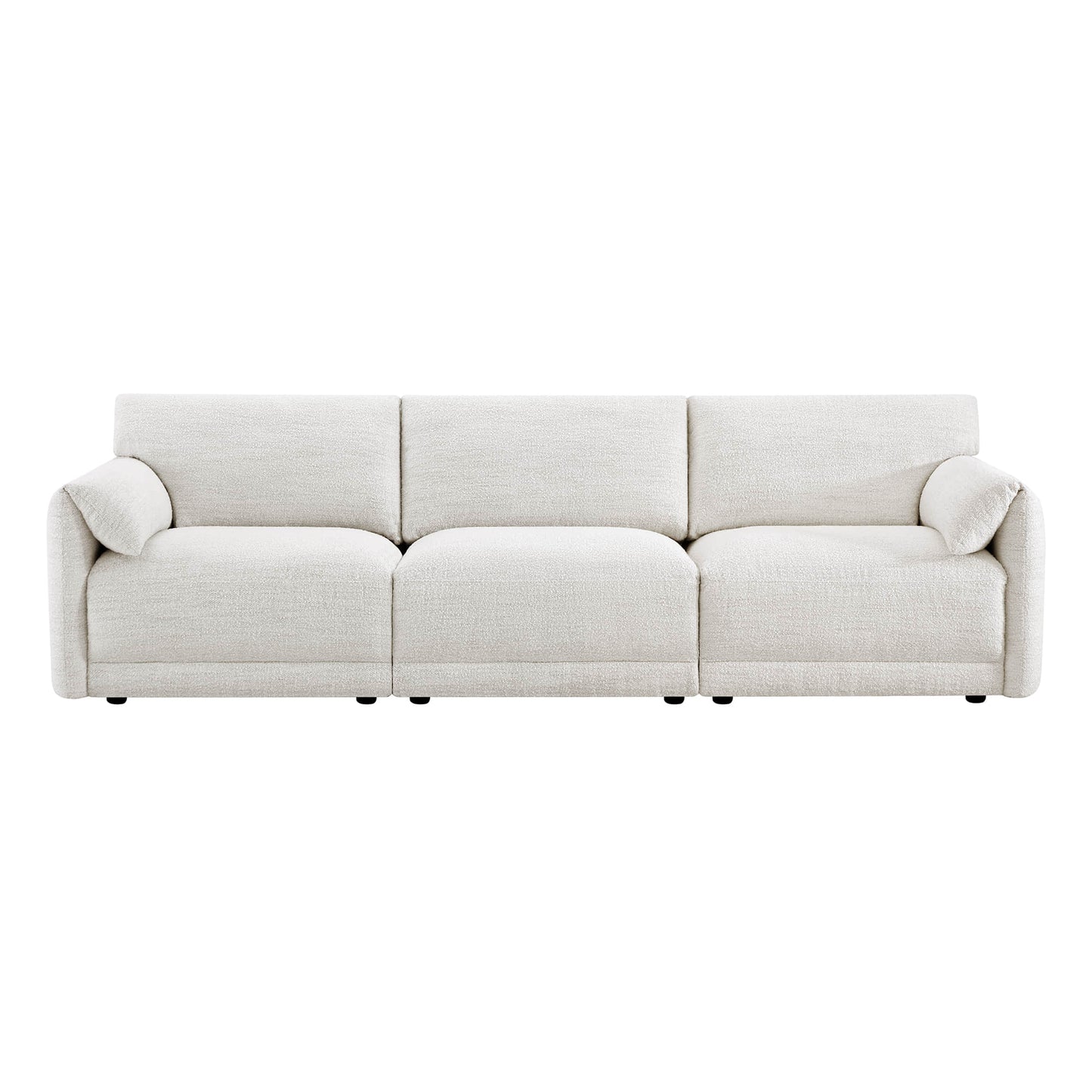 Modular Sofa in Performance Boucle with 3-Piece Design