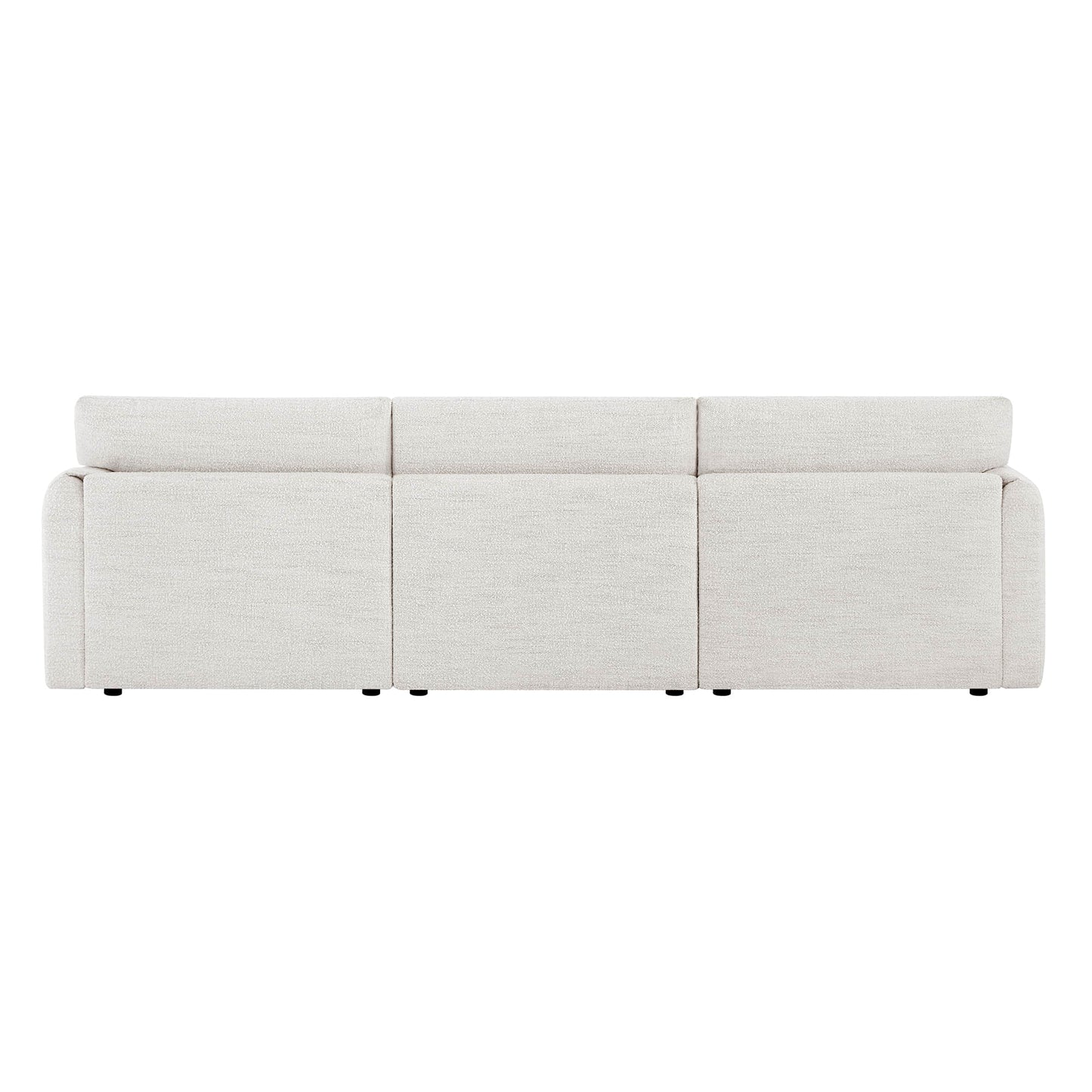 Modular Sofa in Performance Boucle with 3-Piece Design