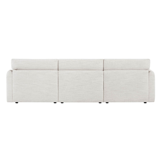 Modular Sofa in Performance Boucle with 3-Piece Design