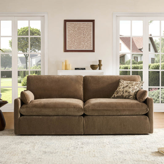 Modular Sofa Pit Sectional in Kenna Design for 6 Seats