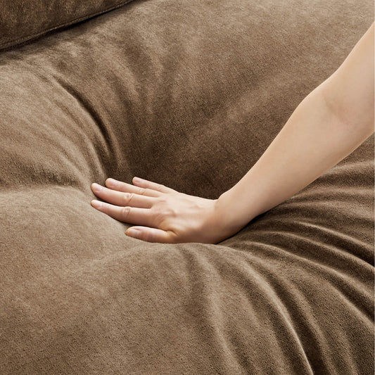 Modular Sofa Pit Sectional in Kenna Design for 6 Seats