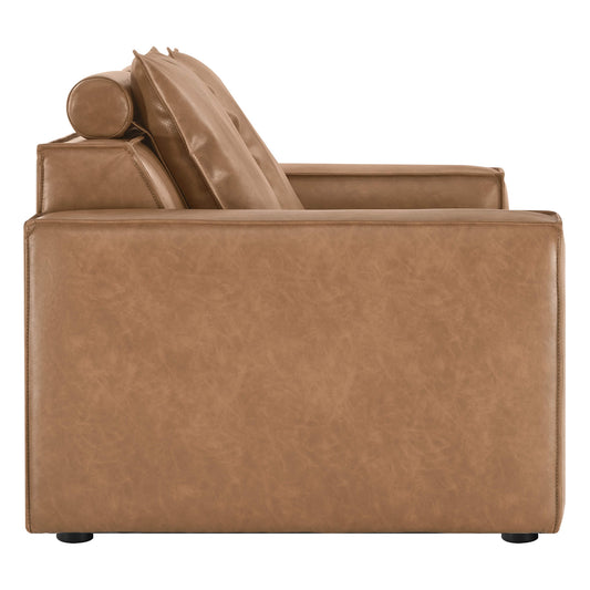 Modular Sofa with Refined Piping and Feather-Soft Cushions