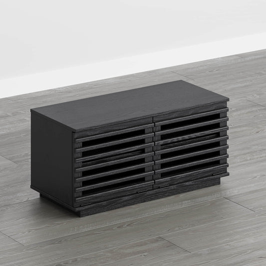 Modular TV Stand in Violet with LED Lighting Feature