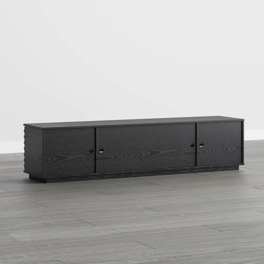 Modular TV Stand in Violet with LED Lighting Feature