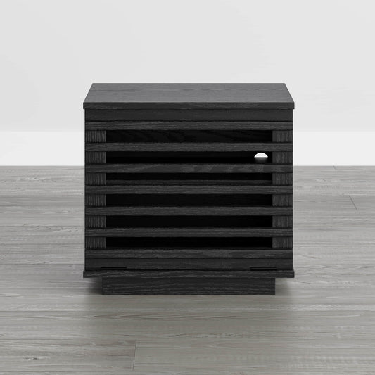 Modular TV Stand in Violet with LED Lighting Feature