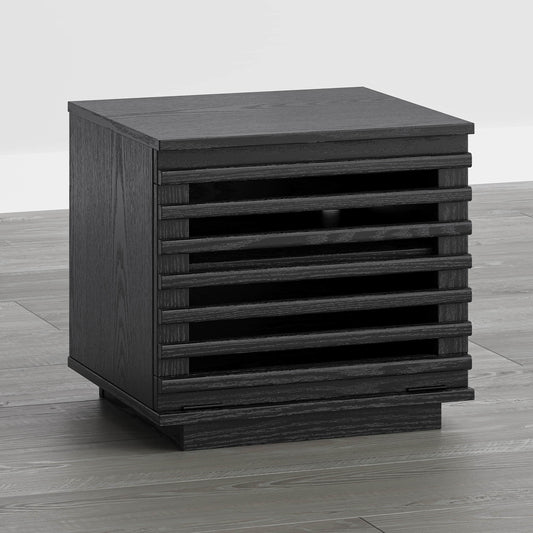 Modular TV Stand in Violet with LED Lighting Feature