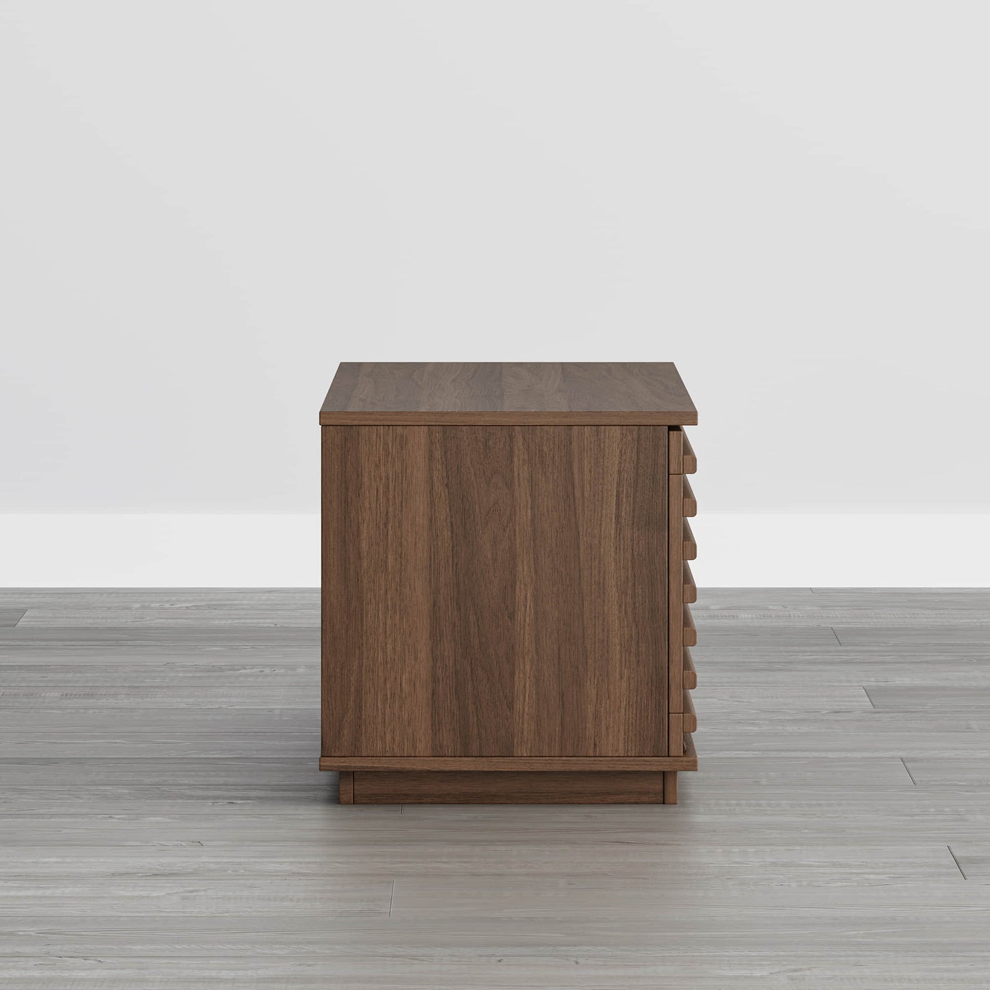 Modular TV Stand in Violet with LED Lighting Feature