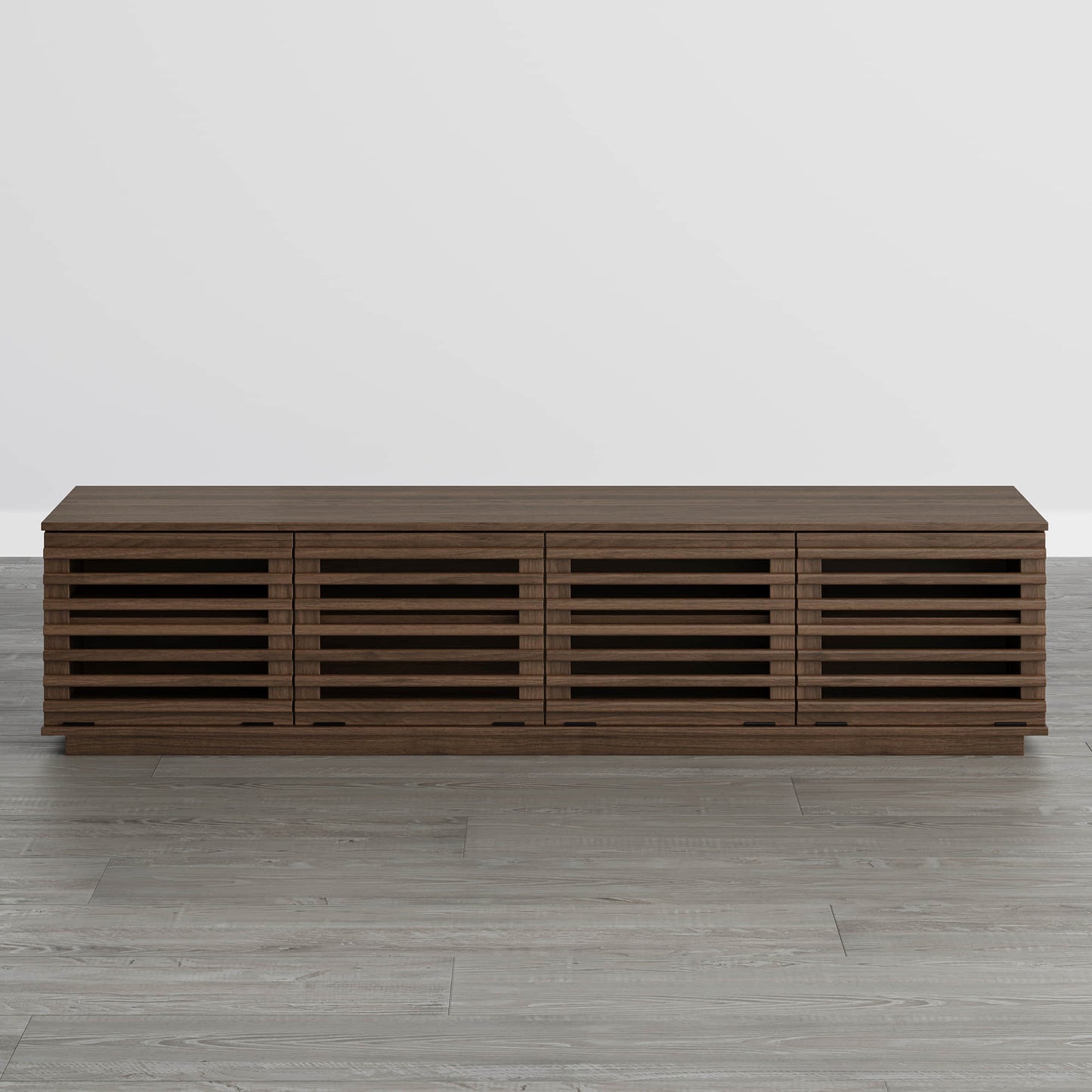 Modular TV Stand in Violet with LED Lighting Feature