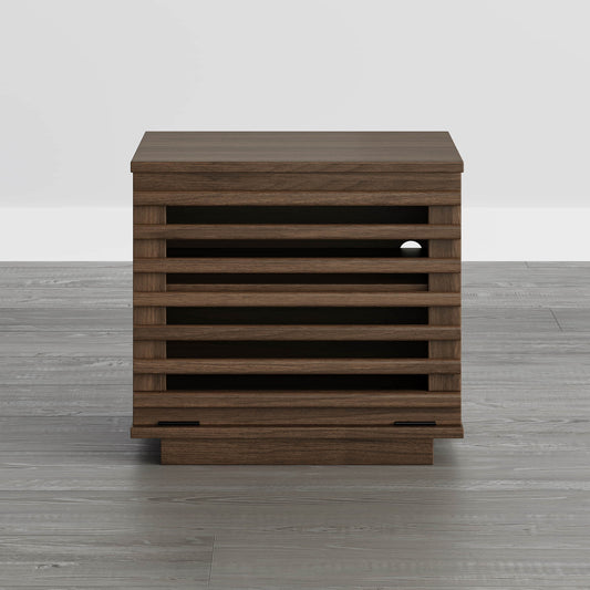 Modular TV Stand in Violet with LED Lighting Feature