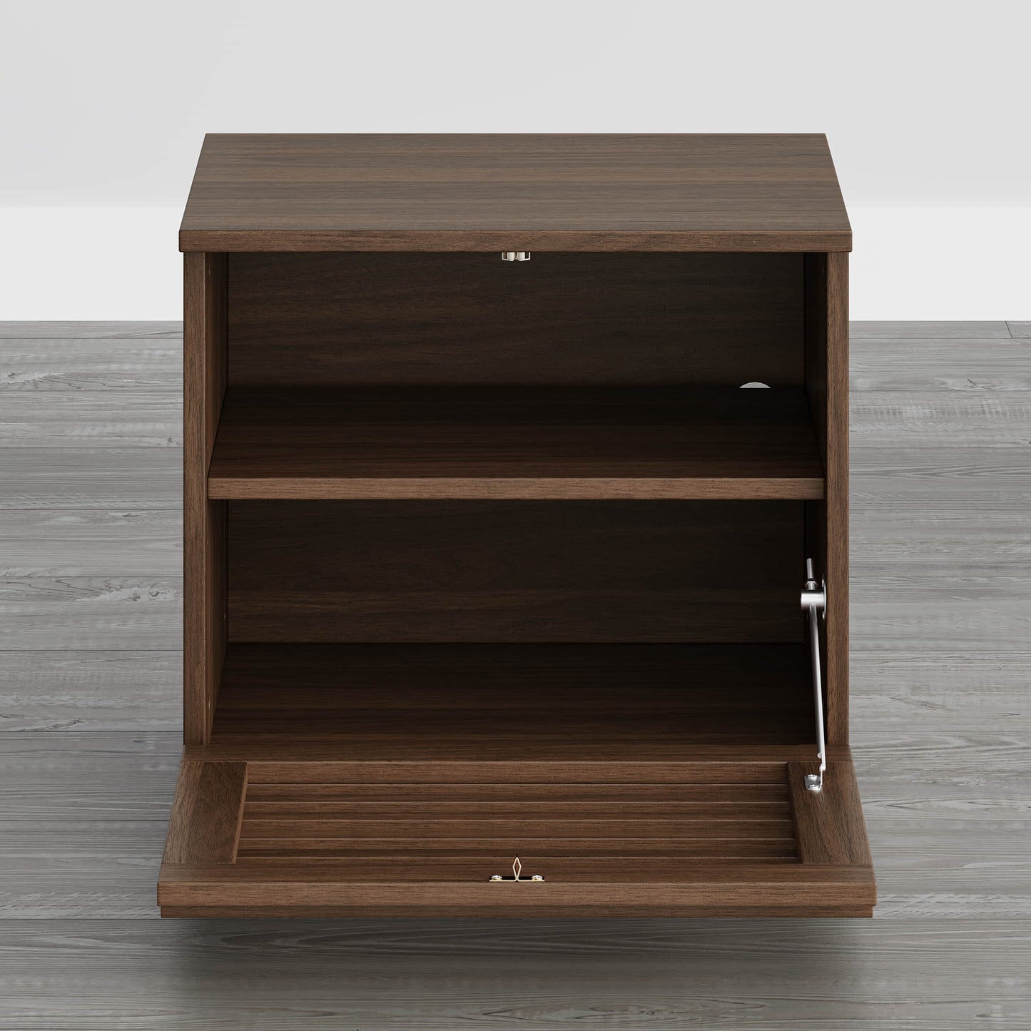 Modular TV Stand in Violet with LED Lighting Feature