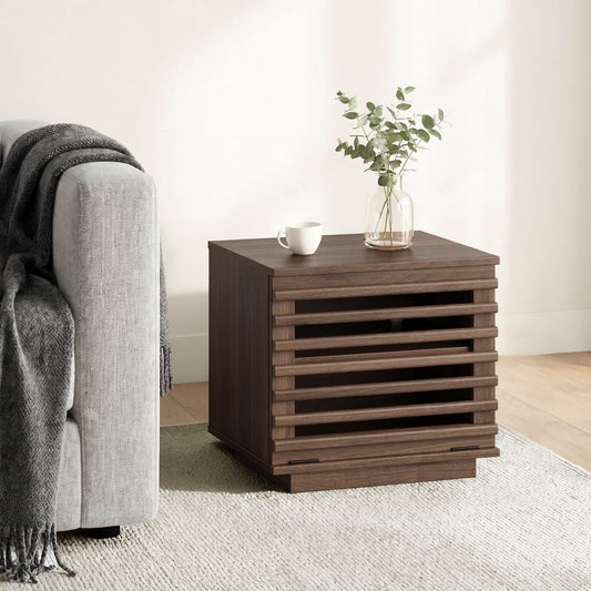 Modular TV Stand in Violet with LED Lighting Feature