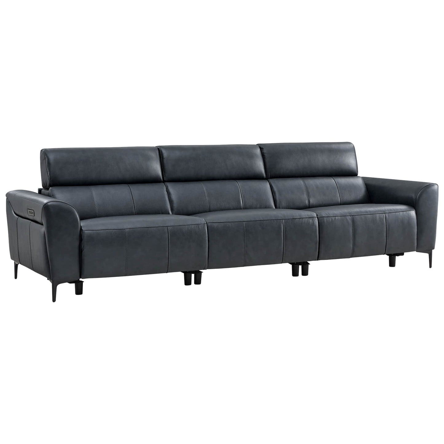 Murphy Dual-Motor Genuine Leather Zero-Wall Reclining Sofa