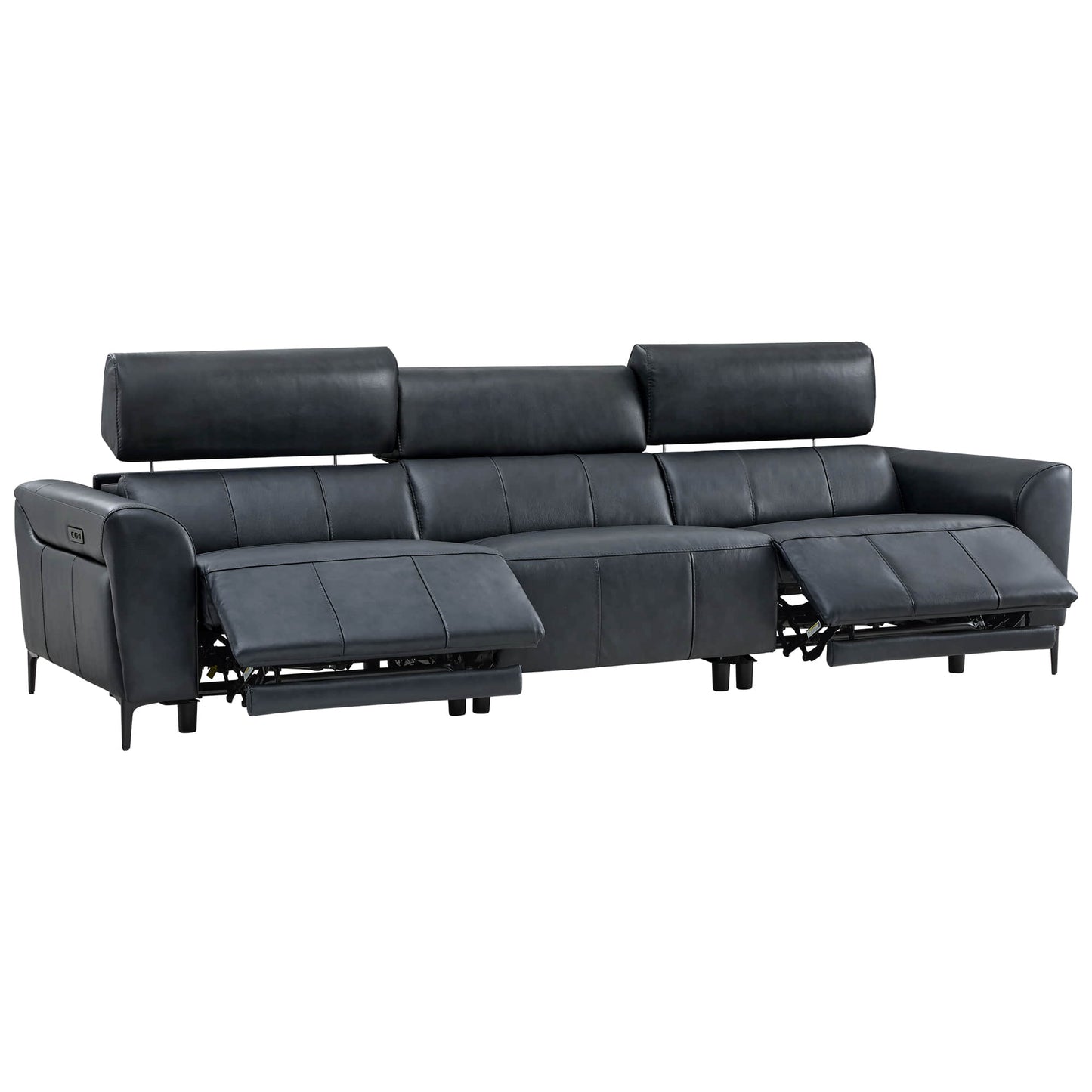 Murphy Dual-Motor Genuine Leather Zero-Wall Reclining Sofa