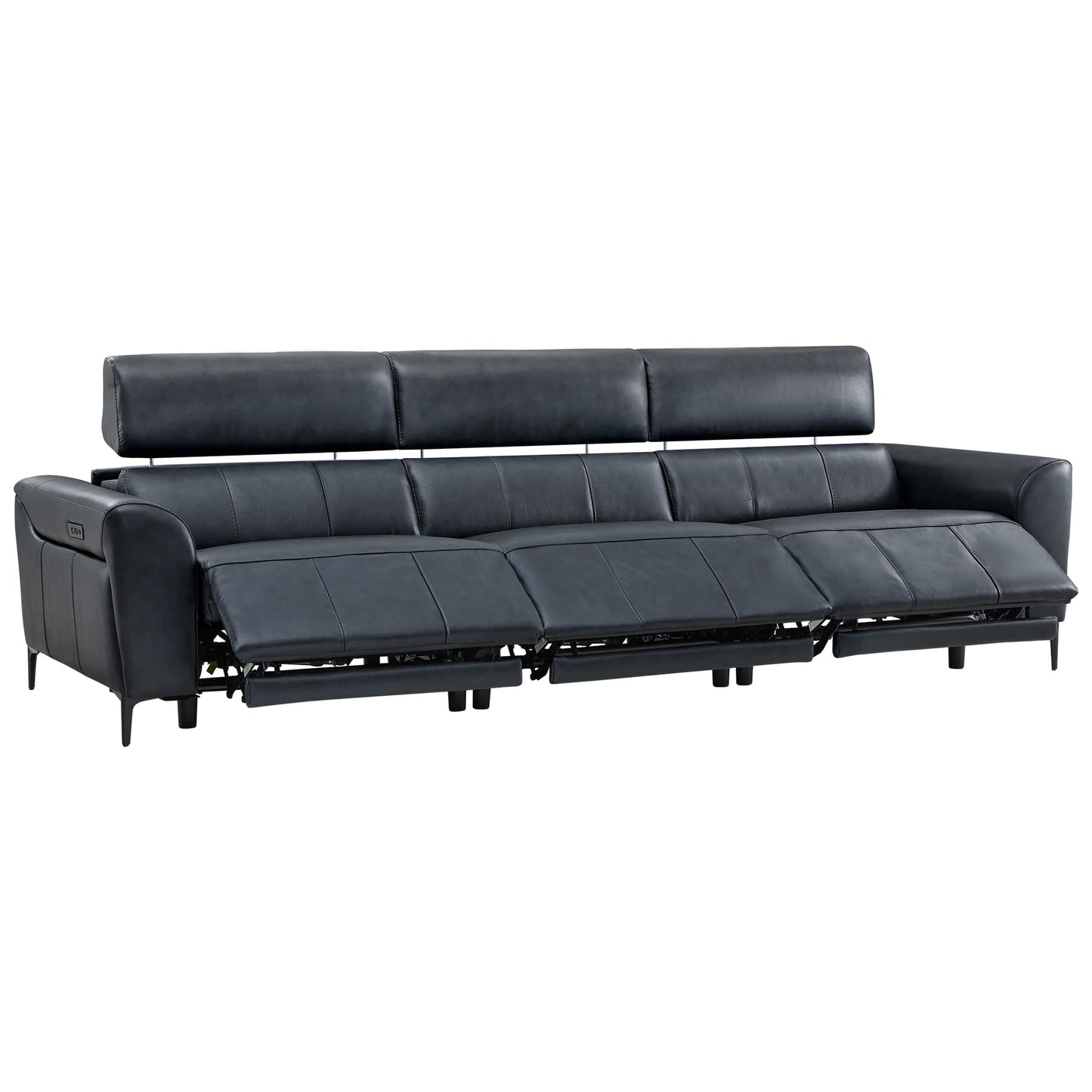 Murphy Dual-Motor Genuine Leather Zero-Wall Reclining Sofa