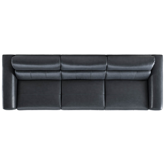 Murphy Dual-Motor Genuine Leather Zero-Wall Reclining Sofa