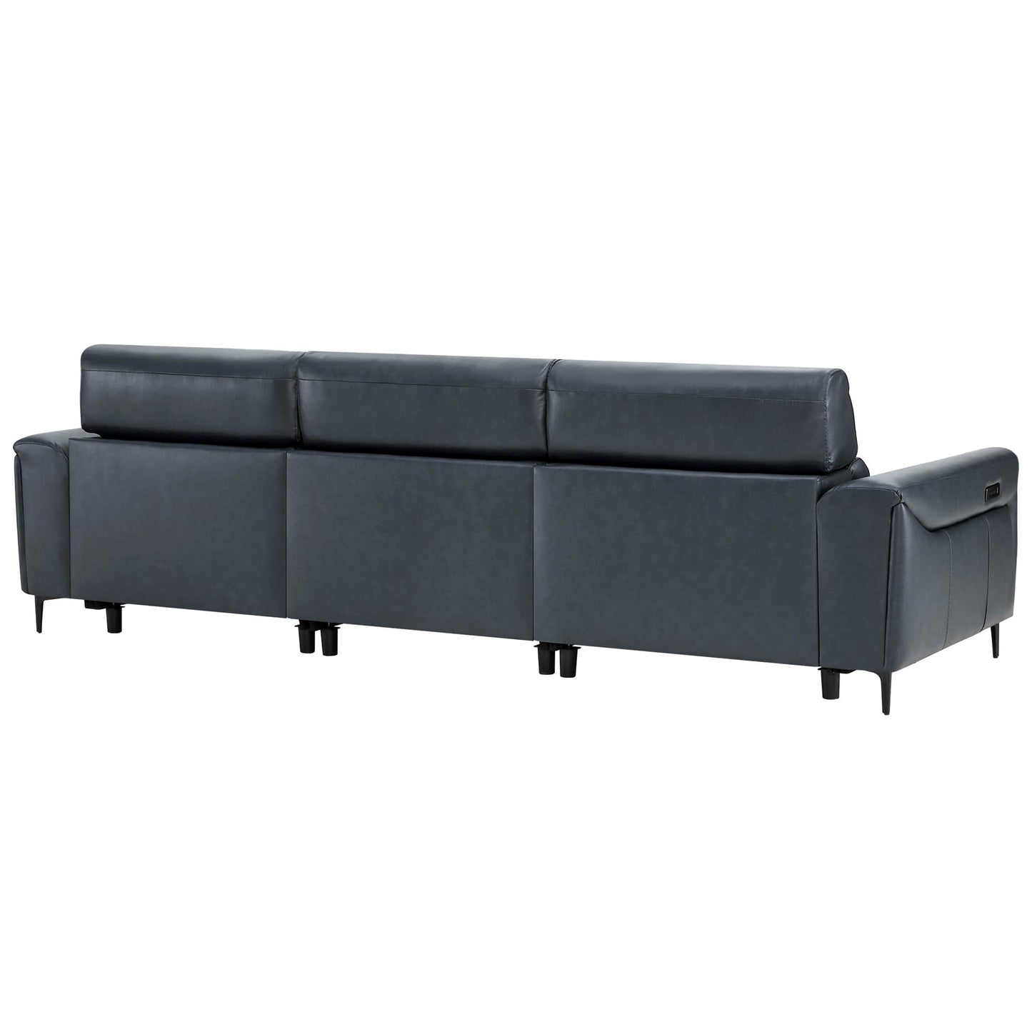 Murphy Dual-Motor Genuine Leather Zero-Wall Reclining Sofa