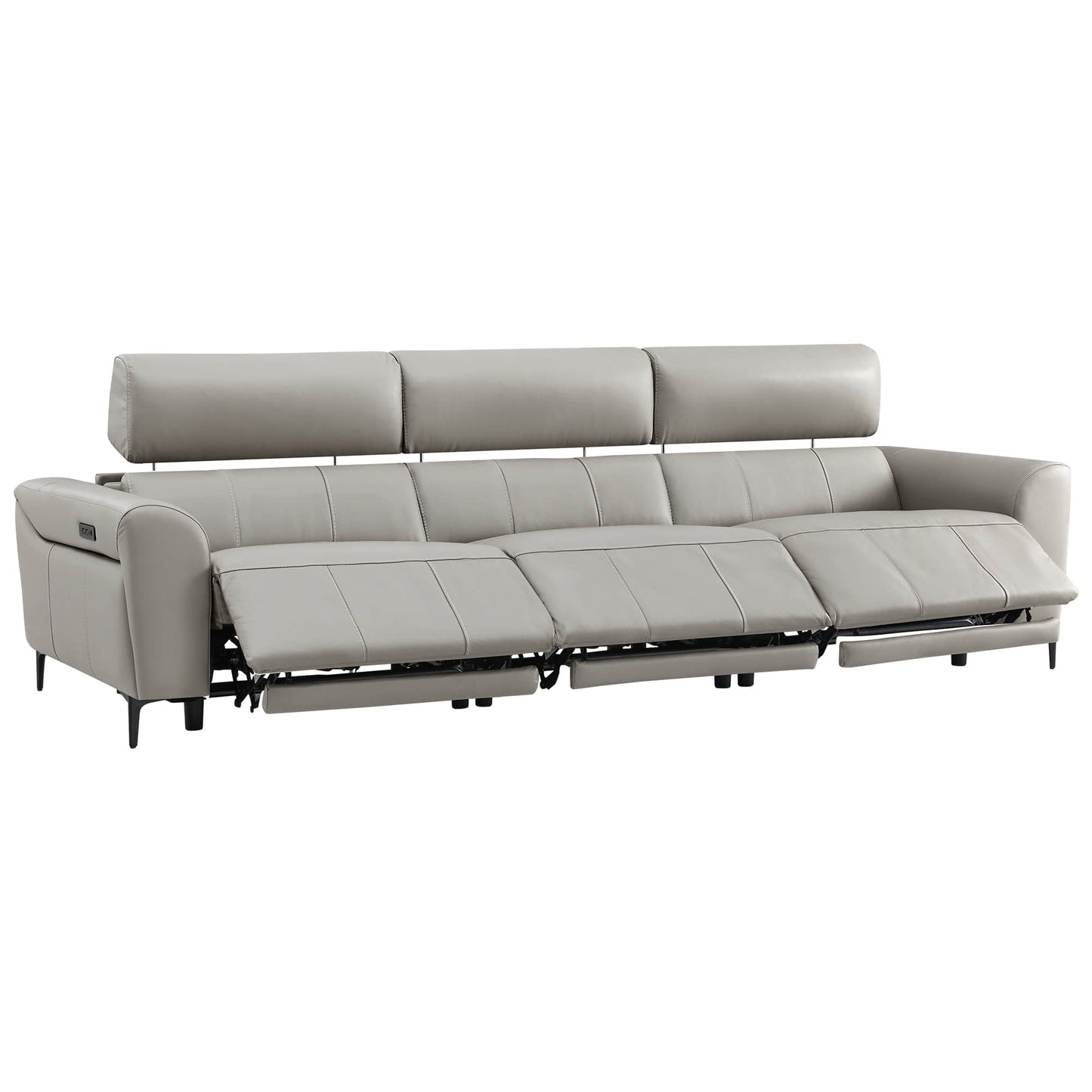 Murphy Dual-Motor Genuine Leather Zero-Wall Reclining Sofa