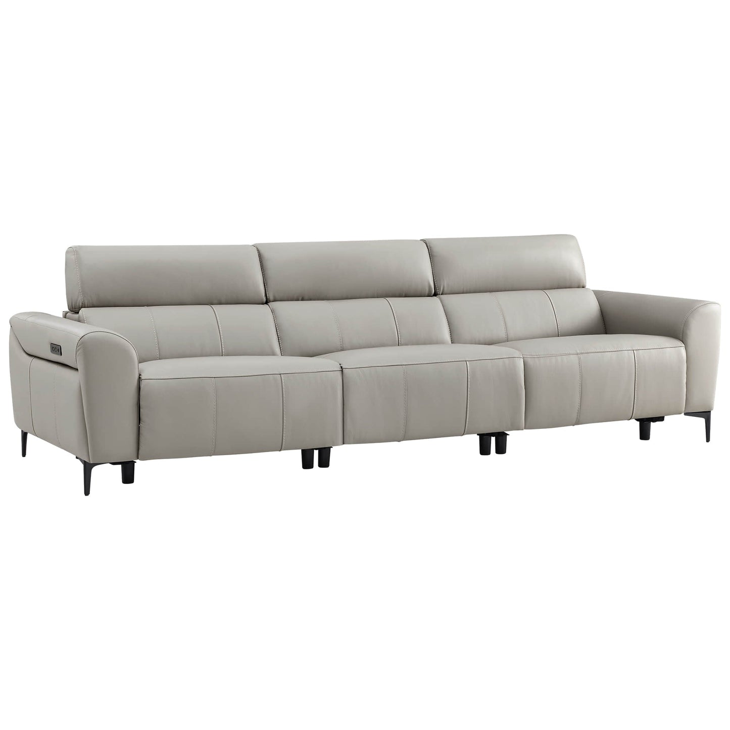 Murphy Dual-Motor Genuine Leather Zero-Wall Reclining Sofa