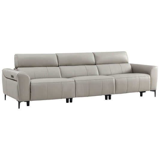 Murphy Dual-Motor Genuine Leather Zero-Wall Reclining Sofa