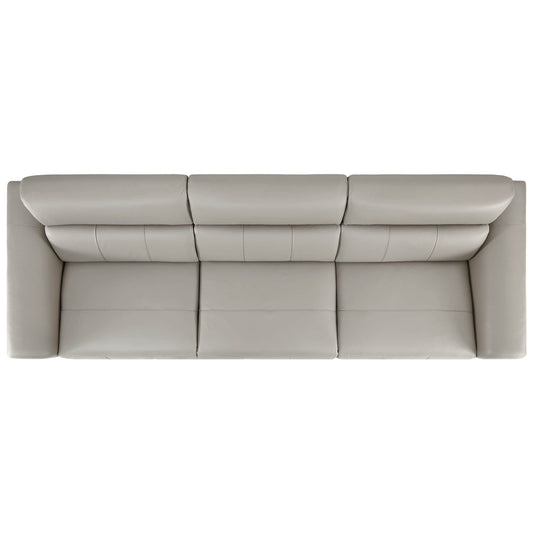 Murphy Dual-Motor Genuine Leather Zero-Wall Reclining Sofa