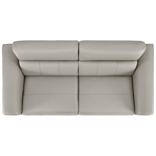Murphy Dual-Motor Genuine Leather Zero-Wall Reclining Sofa