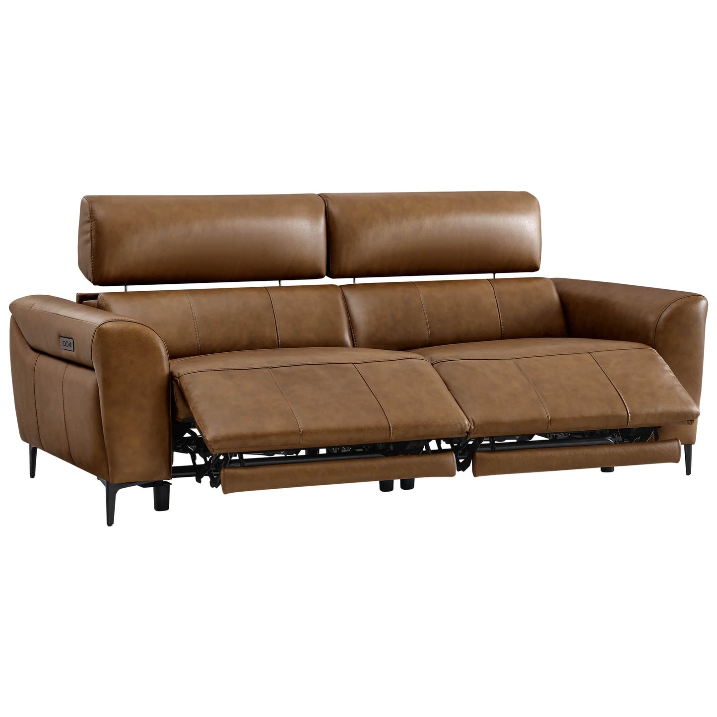 Murphy Dual-Motor Genuine Leather Zero-Wall Reclining Sofa
