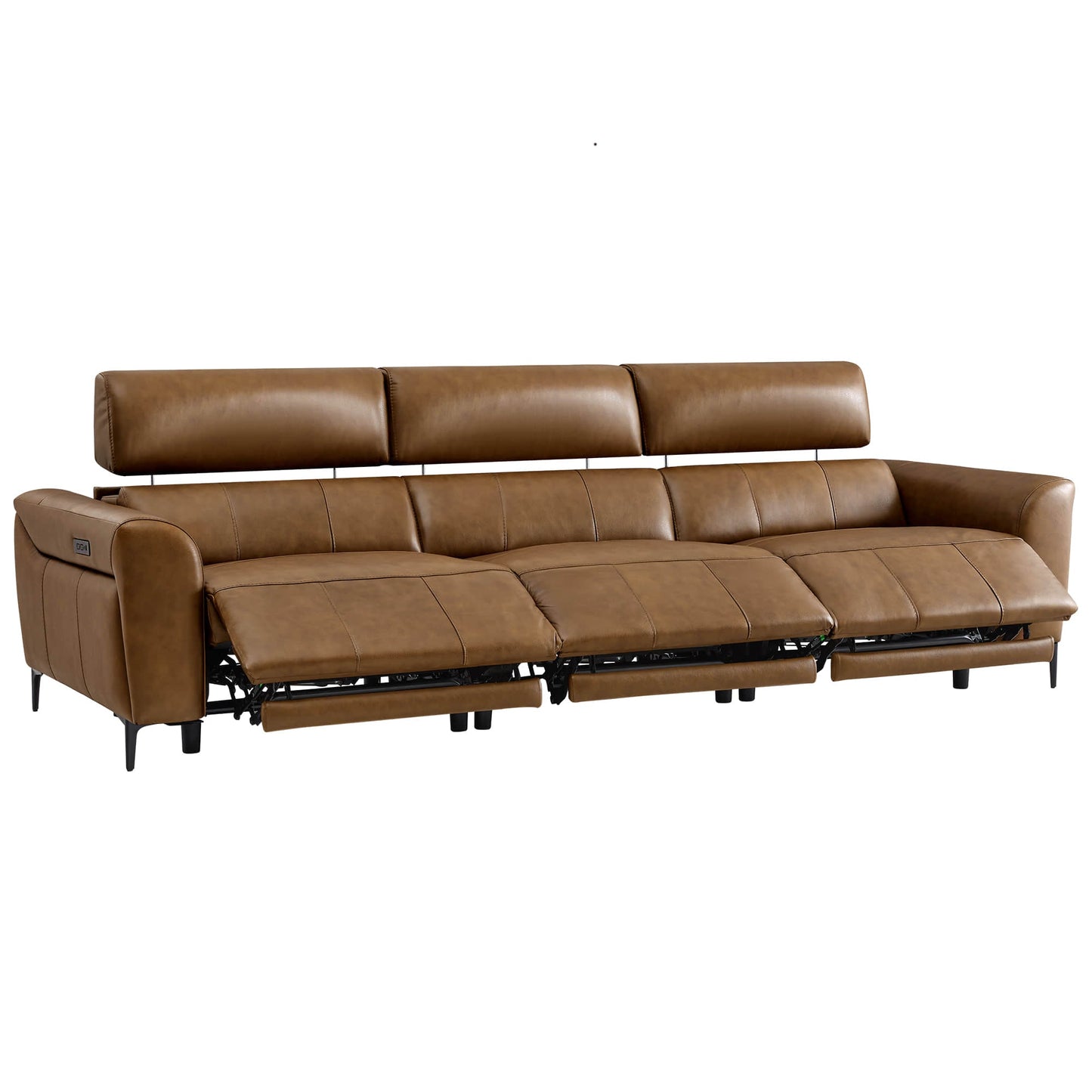Murphy Dual-Motor Genuine Leather Zero-Wall Reclining Sofa