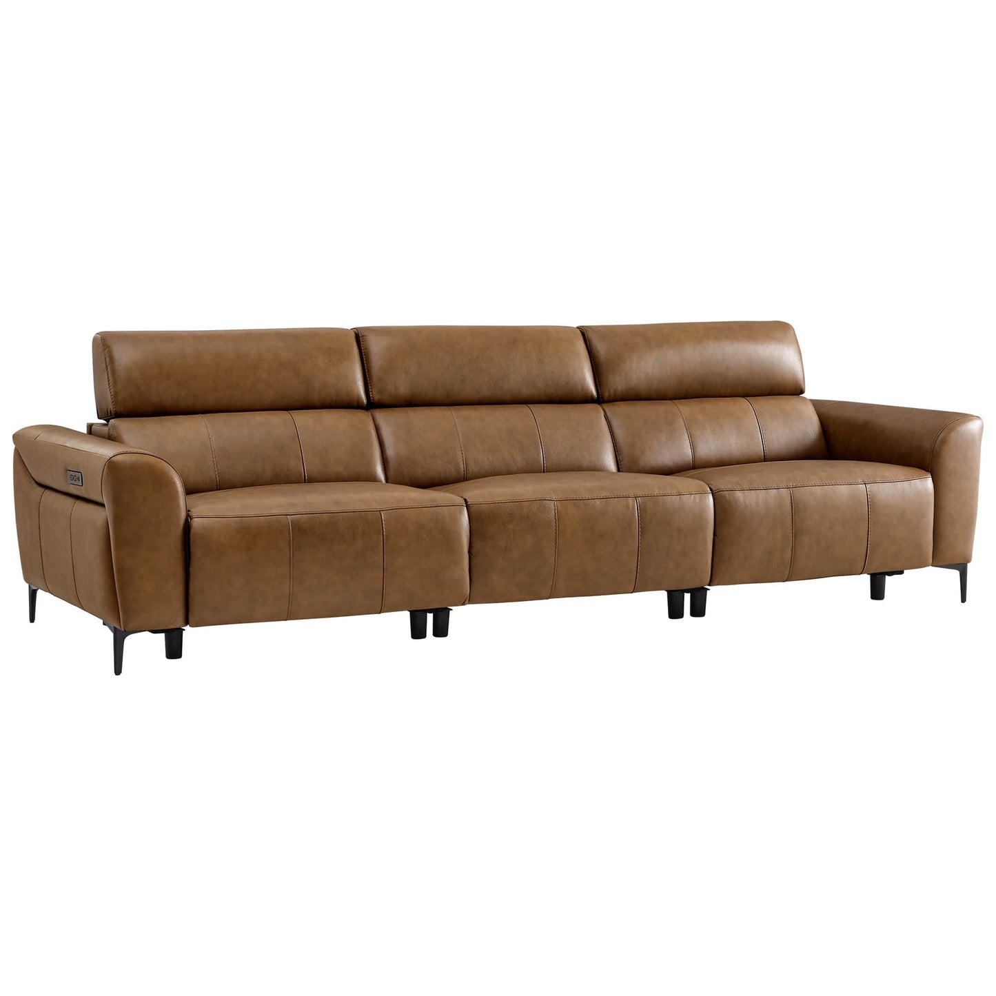 Murphy Dual-Motor Genuine Leather Zero-Wall Reclining Sofa