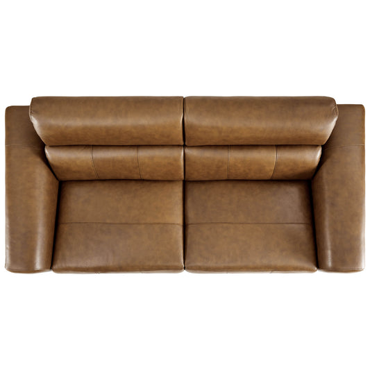 Murphy Dual-Motor Genuine Leather Zero-Wall Reclining Sofa