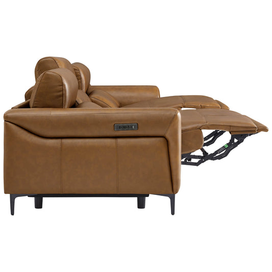 Murphy Dual-Motor Genuine Leather Zero-Wall Reclining Sofa