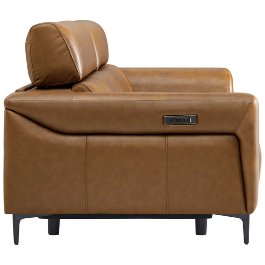Murphy Dual-Motor Genuine Leather Zero-Wall Reclining Sofa