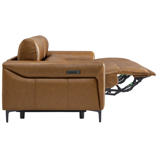 Murphy Dual-Motor Genuine Leather Zero-Wall Reclining Sofa