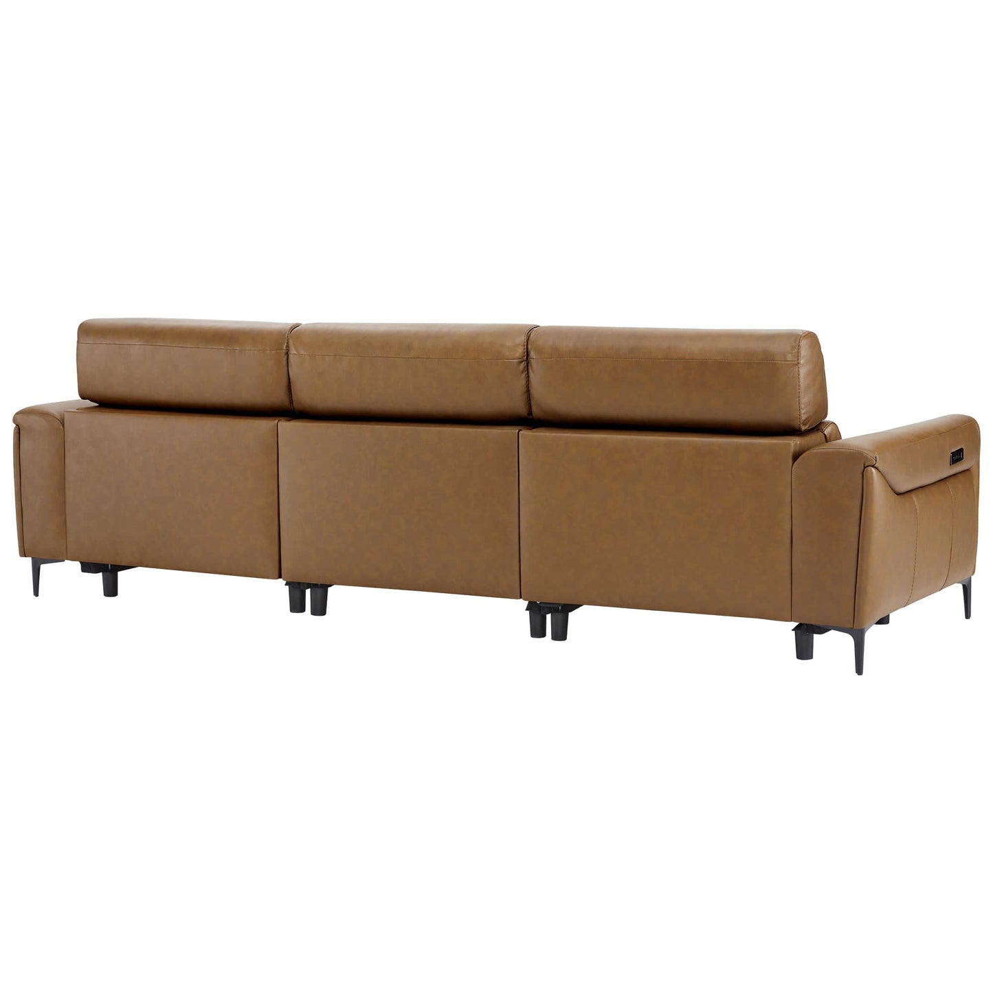 Murphy Dual-Motor Genuine Leather Zero-Wall Reclining Sofa