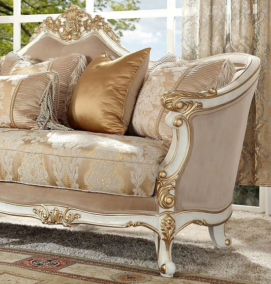 Mazie 3-Seater Sofa with Soft Fabric Upholstery