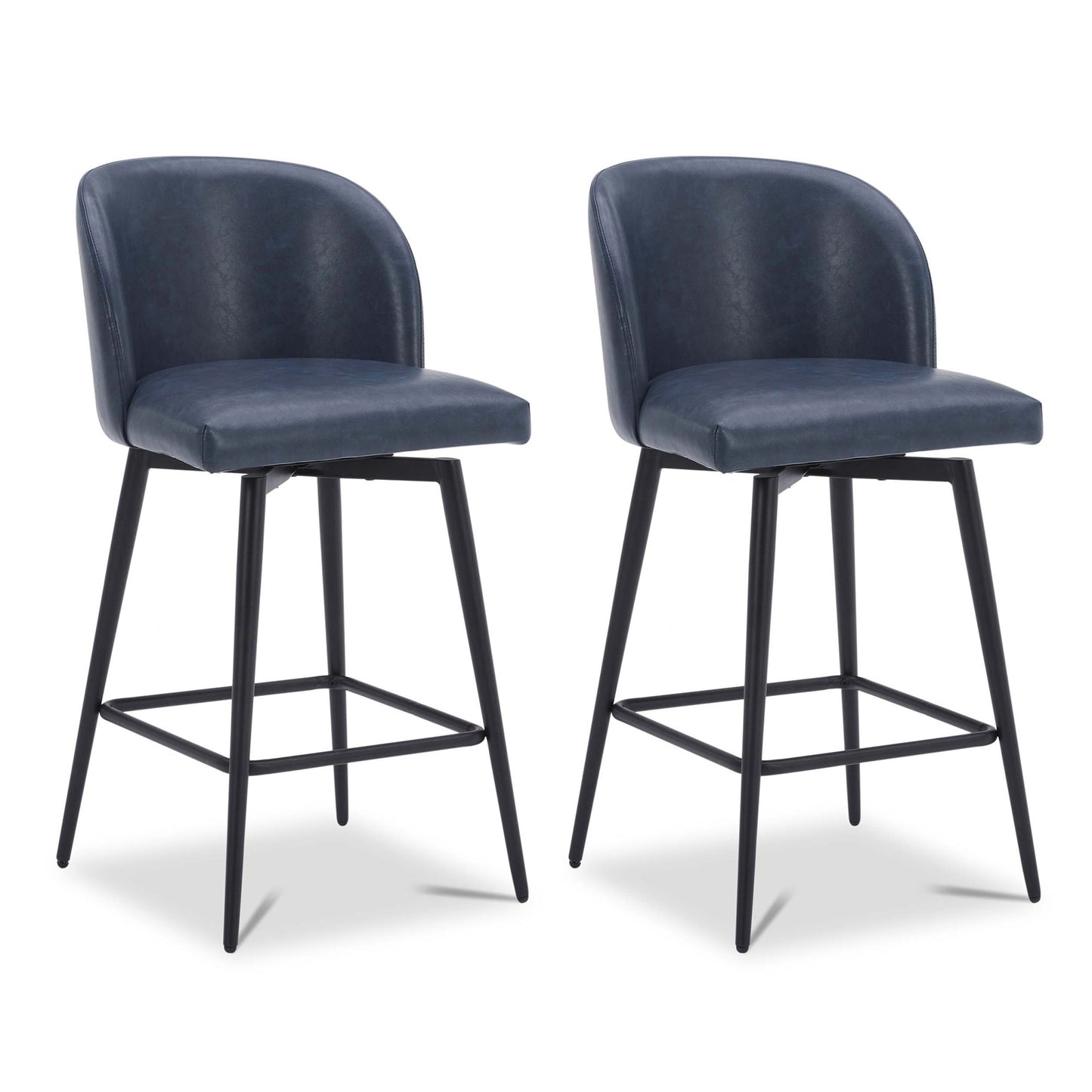 Nova Swivel Bar Stool with Comfortable Backrest