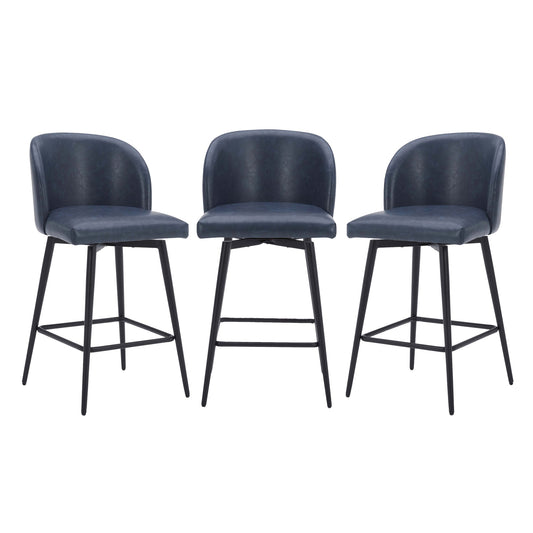 Nova Swivel Bar Stool with Comfortable Backrest
