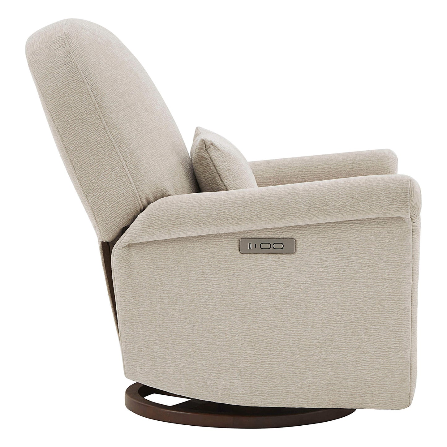 Nursery Glider Recliner with Power Swivel Function