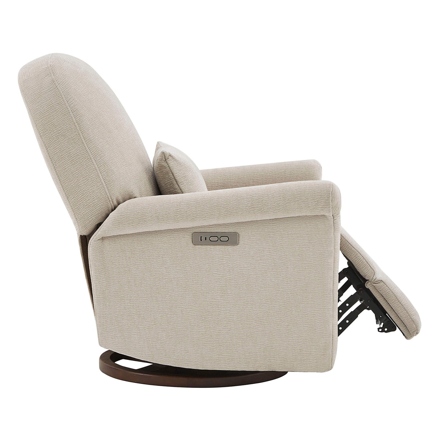 Nursery Glider Recliner with Power Swivel Function
