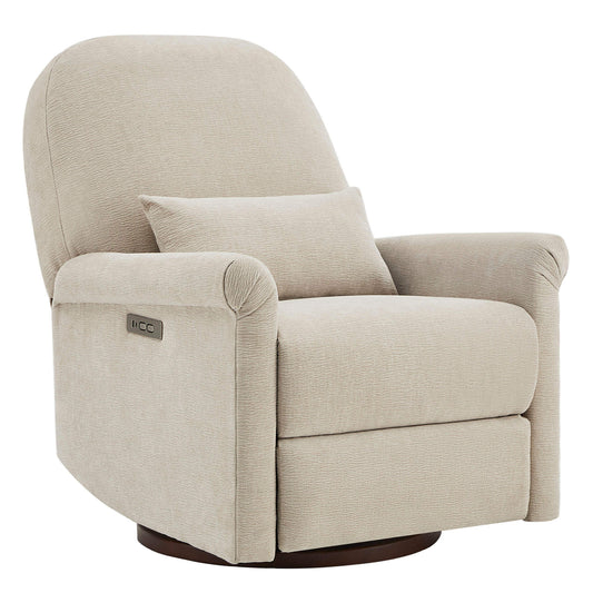 Nursery Glider Recliner with Power Swivel Function