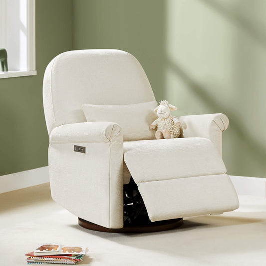 Nursery Glider Recliner with Power Swivel Function