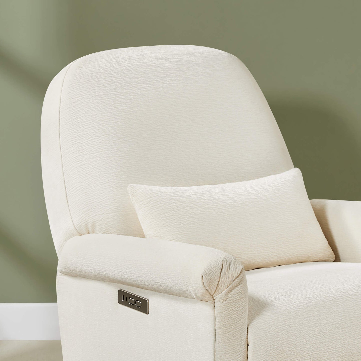 Nursery Glider Recliner with Power Swivel Function