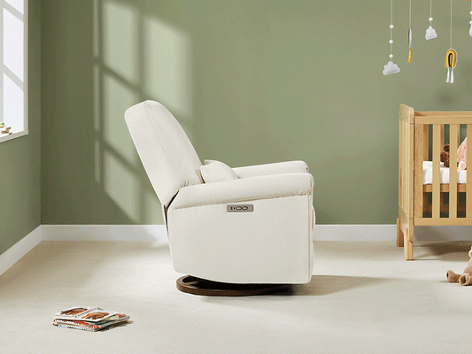 Nursery Glider Recliner with Power Swivel Function
