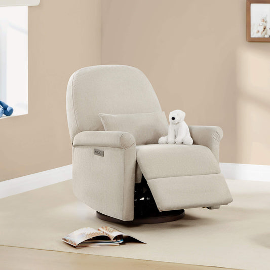 Nursery Glider Recliner with Power Swivel Function