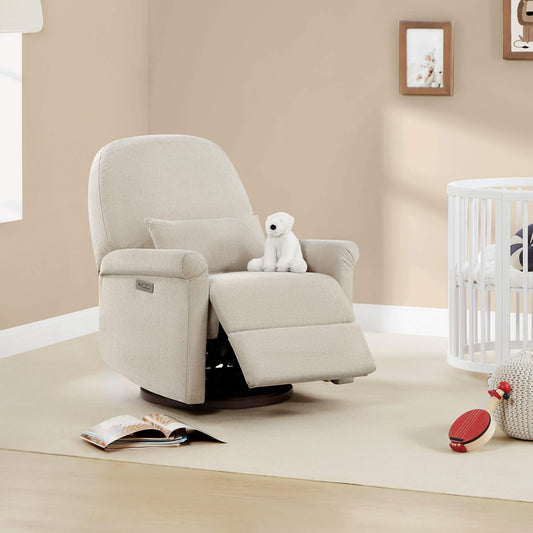 Nursery Glider Recliner with Power Swivel Function