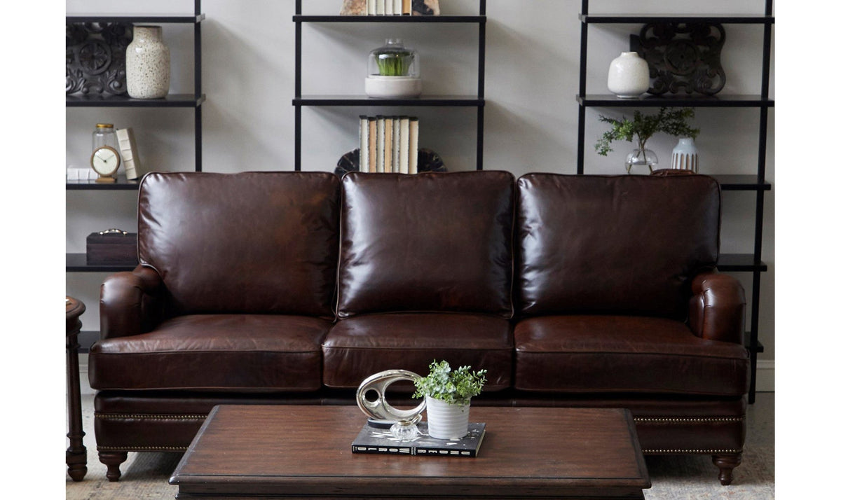 Oliver Stationary Sofa in Classic Grey Fabric